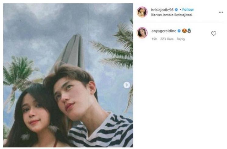 Brisia Jodie dan Julian Jacob. (Instagram)