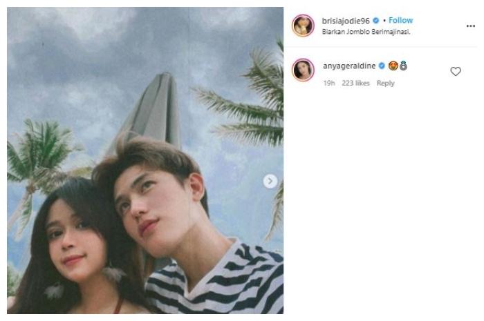 Brisia Jodie dan Julian Jacob. (Instagram)