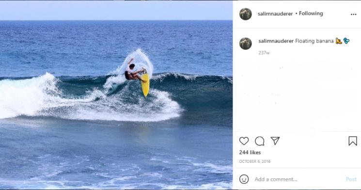 Salim Nauderer, pria yang kabarnya dekat dengan Rachel Vennya. (Instagram/salimnauderer)