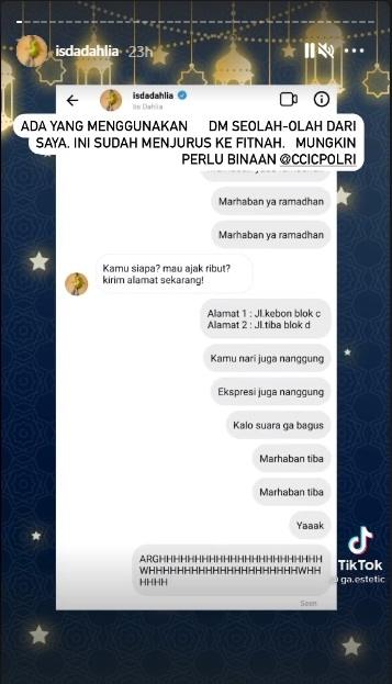 Postingan Iis Dahlia. (Instagram/@isdadahlia)