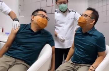 Anang Hermansyah Teriak Ketakutan saat Disuntik Vaksin, sampai Ucap Sumpah Serapah!