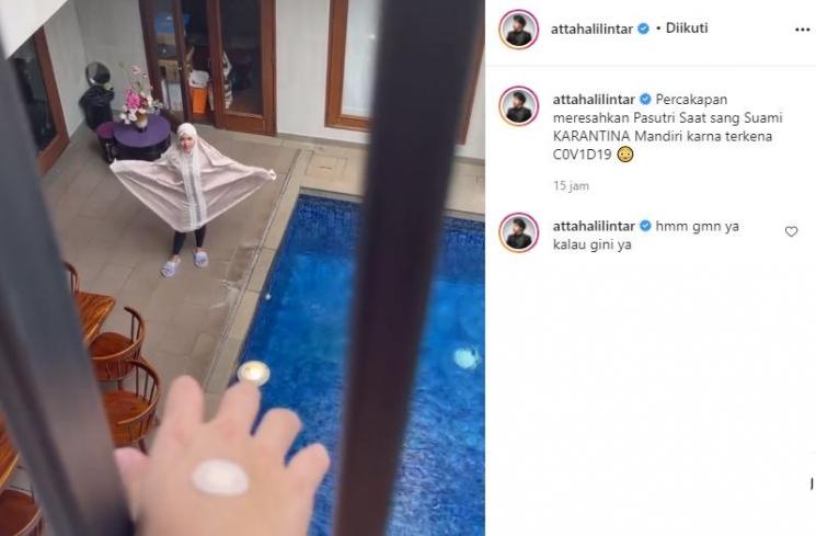 Atta Halilintar dan Aurel Hermansyah (Instagram/@attahalilintar)