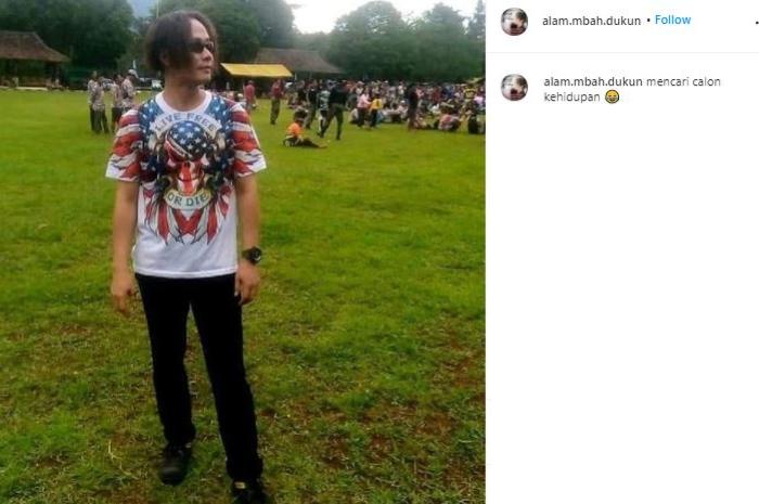 Potret terbaru Alam Mbah Dukun. (Instagram)