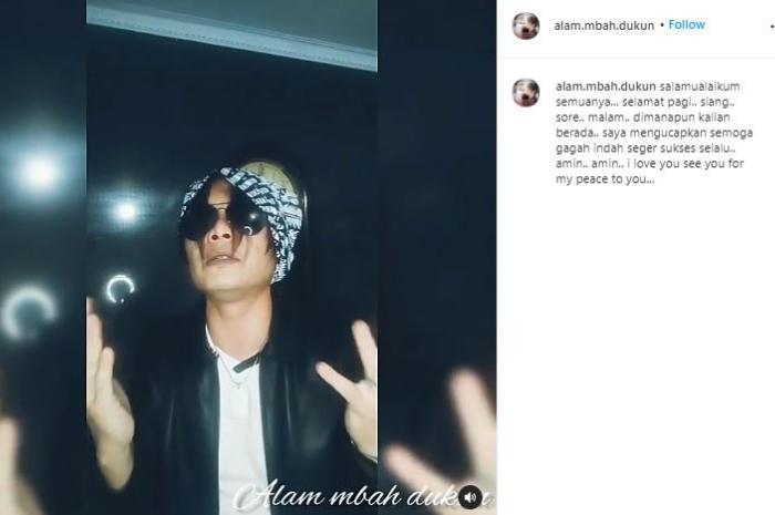 Potret terbaru Alam Mbah Dukun. (Instagram)