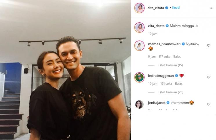 Cita Citata dan Indra Bruggman (Instagram/@cita_citata)