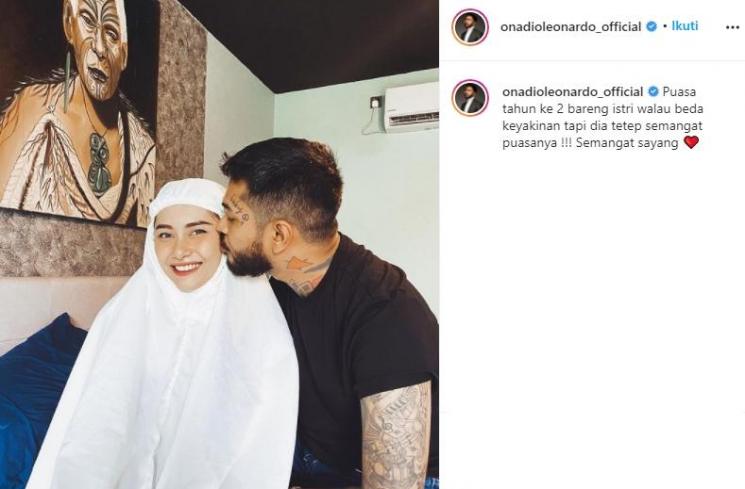 Onadio Leonardo dan istri (Instagram/@onadioleonardo_official)