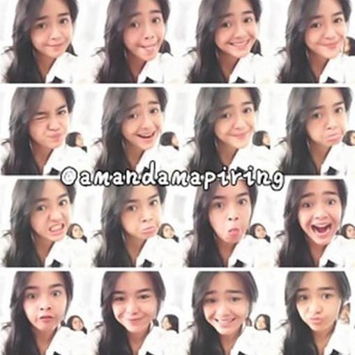 Amanda Manopo saat masih sekolah. (Ask.fm/amandamanopo01)