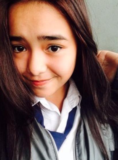 Amanda Manopo saat masih sekolah. (Ask.fm/amandamanopo01)
