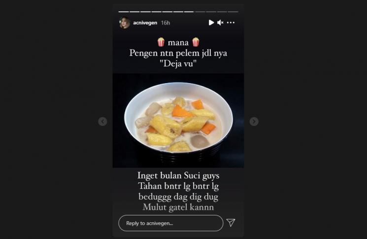 Unggahan Mantan istri Kapten Vincent Raditya, Vegen Acni. (Instagram/acnivegen)