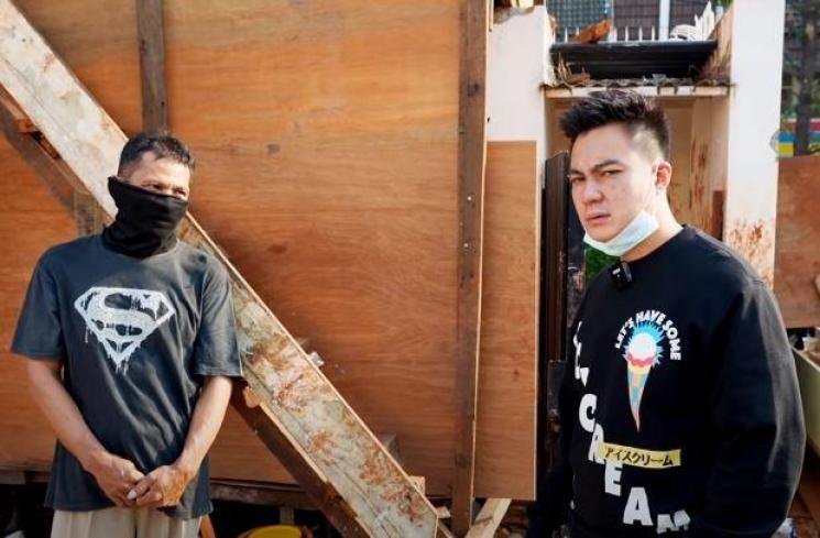 Rumah baru Baim Wong mangkrak. (Youtube)