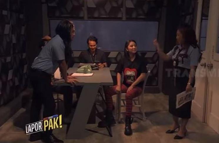 Dewi Perssik tanggapi pegawai disebut kerja rodi. (Youtube/Trans7Official)