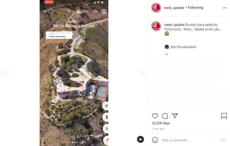 Rumah Nicki Minaj. (Instagram/nenk_update, Star.HouseLeaker)