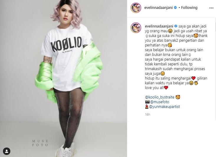 Evelyn Nada Anjani. (Instagram/@evelinnadaanjani)