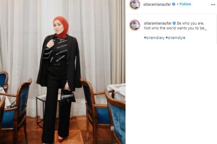 OOTD Hijab Olla Ramlan. (Instagram)