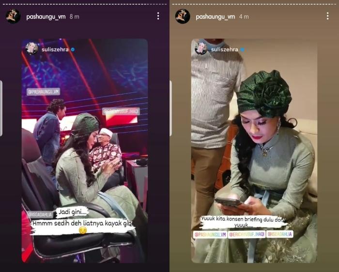 Iis Dahlia cuek ke juri pasca walk out dari Voice of Ramadan 2021. (Instagram/@pashaungu_vm)
