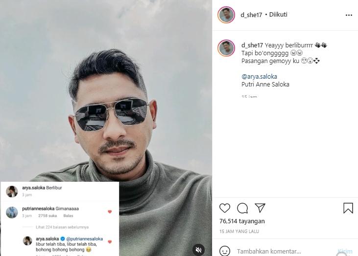 Arya Saloka (Instagram.com)