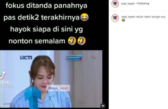 Andin Ikatan Cinta. (Instagram/@mak_inpoh)