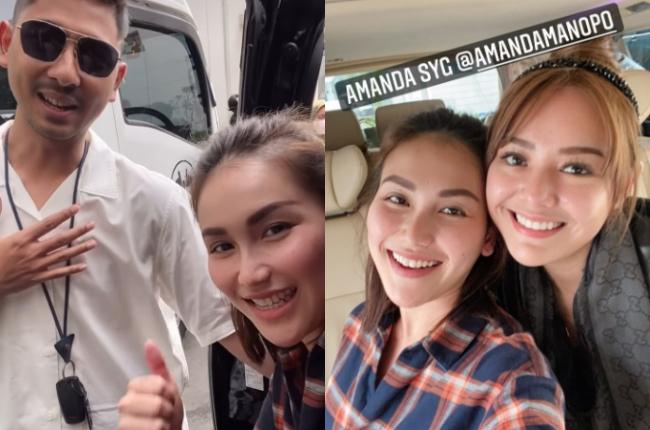 Ayu Ting Ting bersama Amanda Manopo dan Arya Saloka (Instagram/@aytingting1992_)