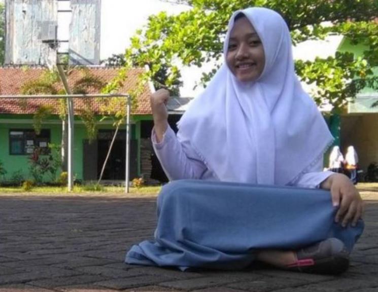 Ulfi Damayanti saat SMA. (Instagram/da4_ulfi)