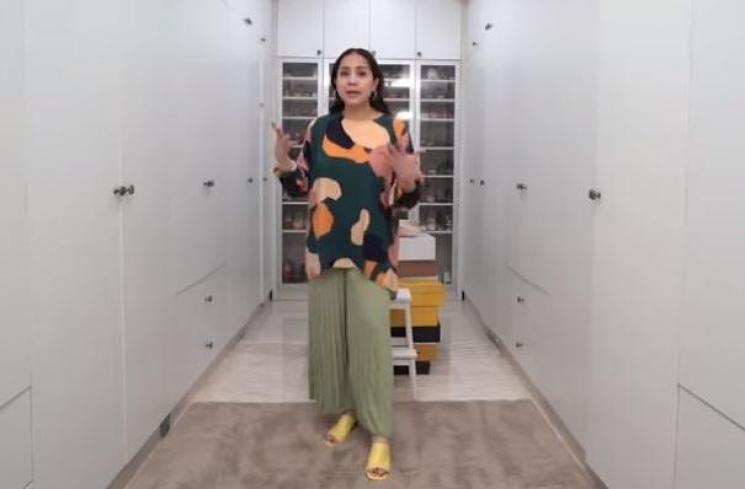 Nagita Slavina pakai baju ratusan ribu. (Youtube/RANSEntertainment)