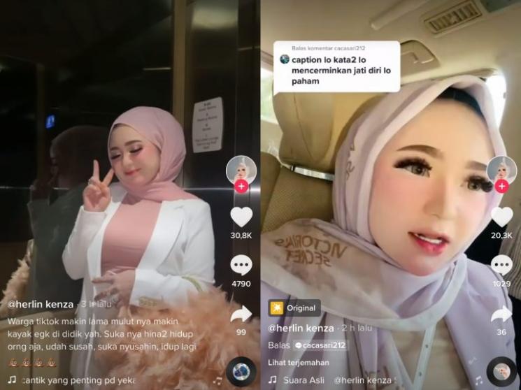 Herlin Kenza. (TikTok/herlin kenza)