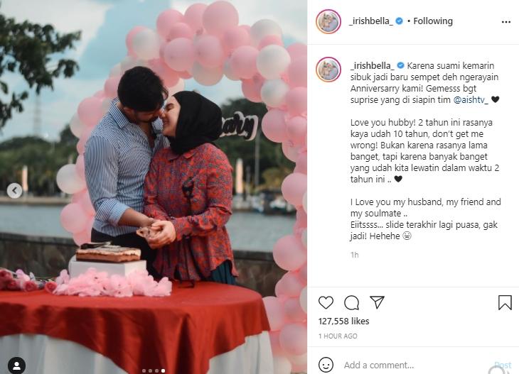 Irish Bella dan Ammar Zoni (Instagram.com)