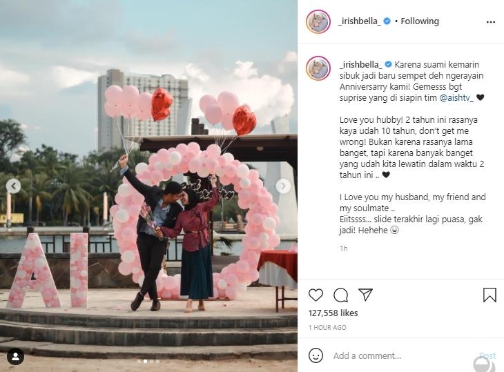 Irish Bella dan Ammar Zoni (Instagram.com)