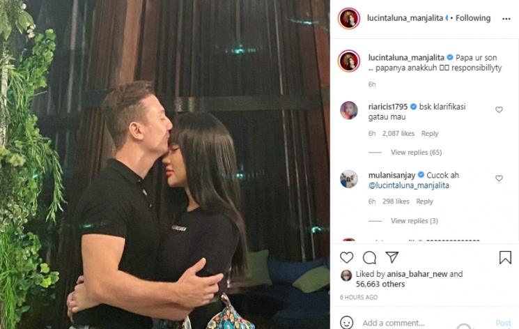 Lucinta Luna ngaku dihamili bule (Instagram.com)