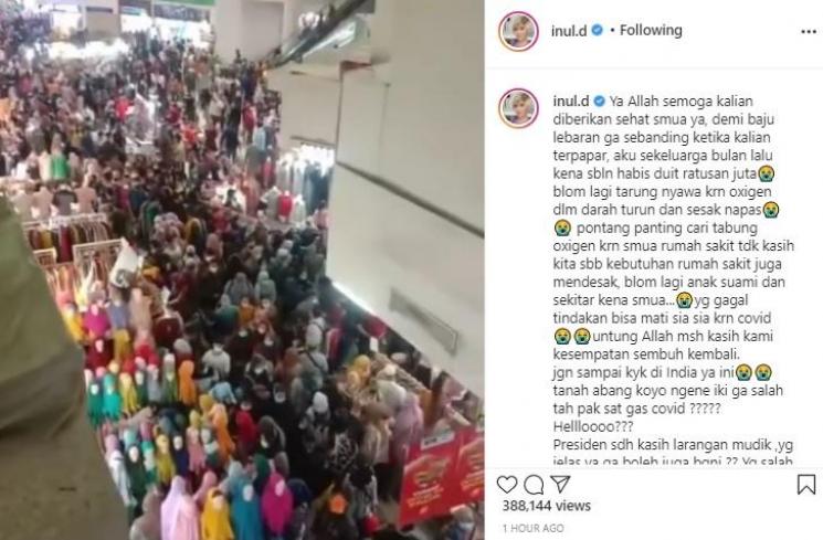Postingan Inul Daratista. (Instagram/@inul.d)
