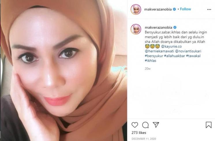 Mak Vera, mantan manajer Olga Syahputra. (Instagram/makverazanobia)