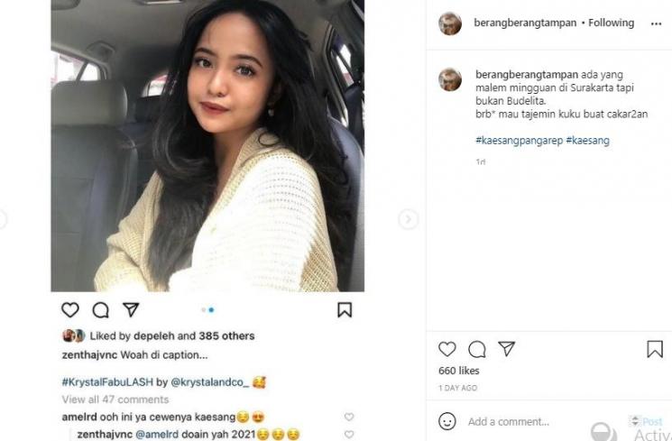 Gadis yang diduga pacar baru Kaesang Pangarep (Instagram.com)
