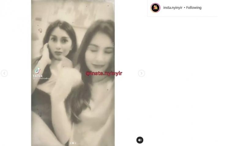 Syahnaz dan Nisya Ahmad. (Instagram/TikTok)