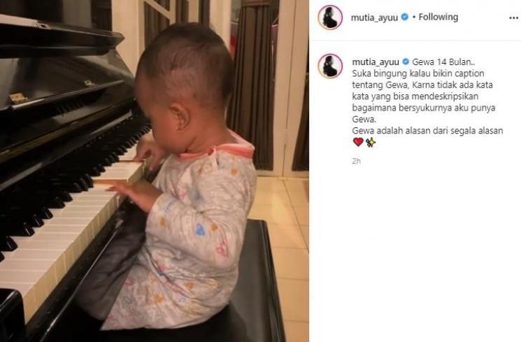 Putri Glenn Fredly, Gewa. (Instagram/@mutia_ayuu)