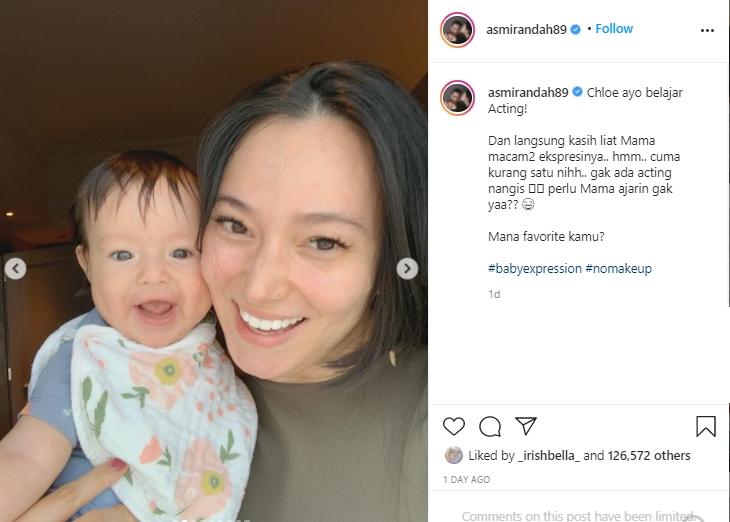 Asmirandah dan Chloe (Instagram.com)