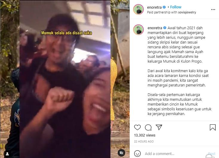 Mumuk Gomez dan Eno Retra (Instagram.com)