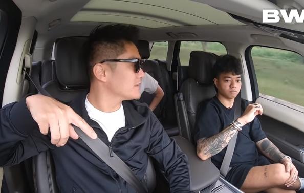 Reza Arap dan Wendy Walters saat jadi bintang tamu konten Nebeng Boy (Instagram.com)