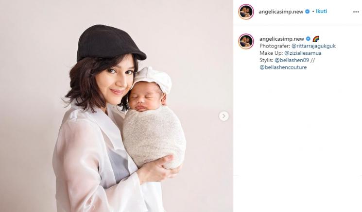 Angelica Simperler bersama anaknya (Instagram/@angelicasimp.new)