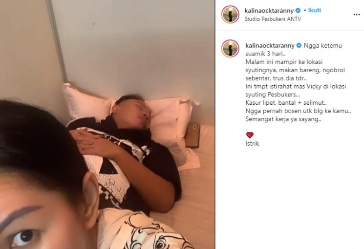 Kalina Ocktaranny dan Vicky Prasetyo (Instagram/@kalinaocktaranny)