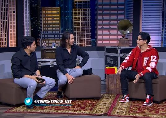 Armand Maulana saat jadi bintang tamu Tonight Show (Youtube.com)