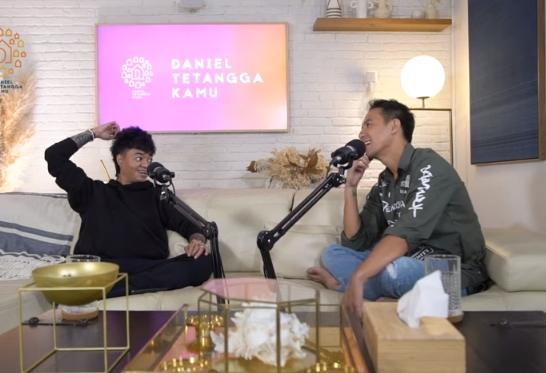 Reza Arap ngobrol bareng Daniel Mananta (Youtube.com)