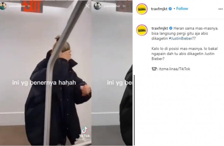 Justin Bieber (Instagram/@traxfmjkt)