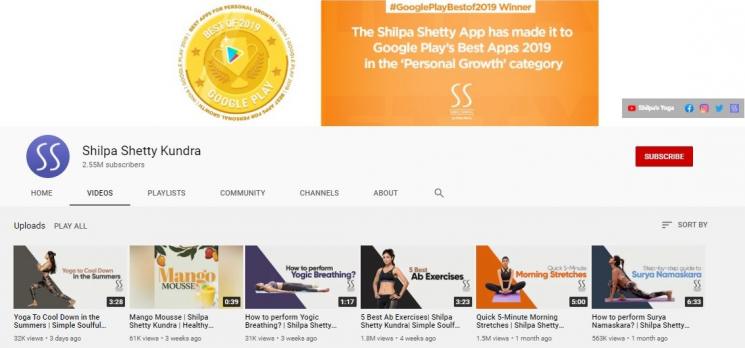 Shilpa Shetty Kundra. (Youtube)