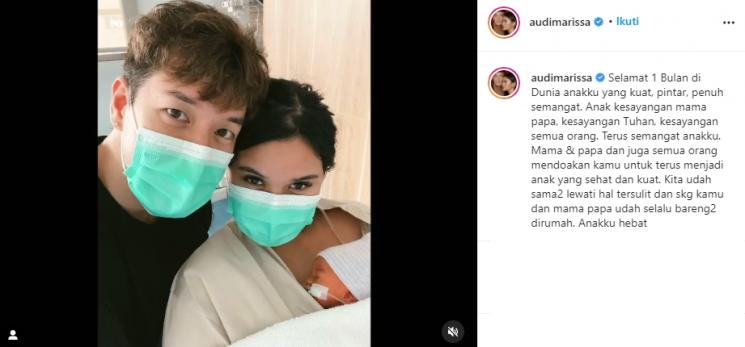 Audi Marissa dan Anthony Xie (Instagram/@audimarissa)