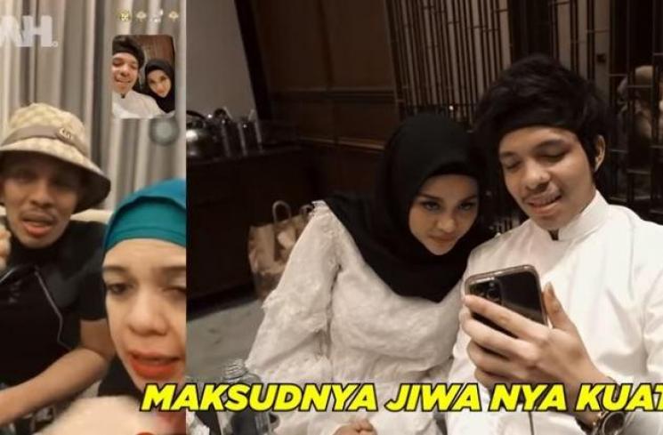 Atta Halilintar dan Aurel Hermansyah diberi wejangan Geni Faruk. (Youtube/AttaHalilintar)