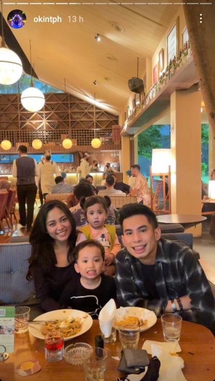 Rachel Vennya, Niko Al Hakim dan anak-anak (Instagram/@okintph)
