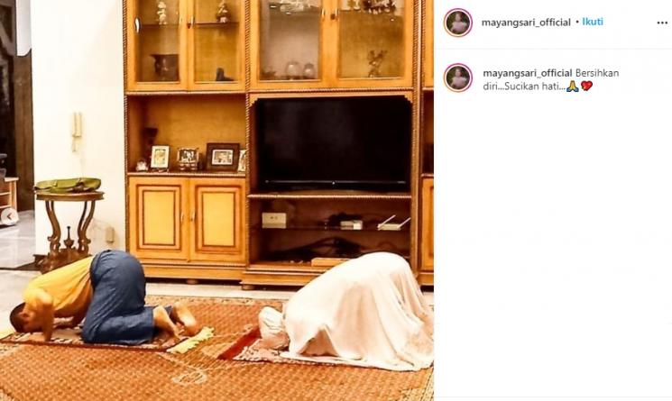 Mayangsari dan Bambang Trihatmodjo (Instagram/@mayangsari_official)