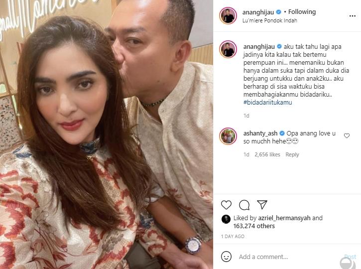 Ashanty dan Anang Hermansyah (Instagram.com)