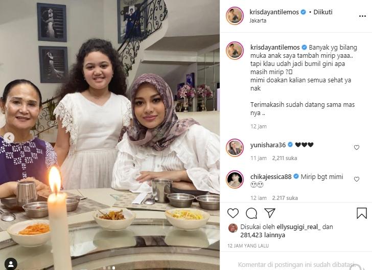 Aurel Hermansyah berkunjung ke rumah Krisdayanti (Instagram.com)