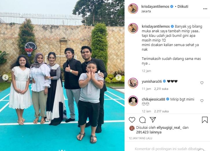 Aurel Hermansyah berkunjung ke rumah Krisdayanti (Instagram.com)