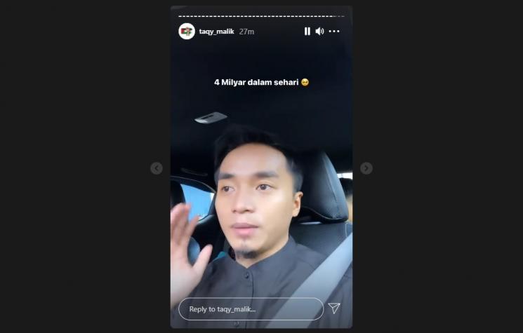 Taqy Malik Galang Dana Bantu Warga Palestina. (Instagram/taqy_malik)